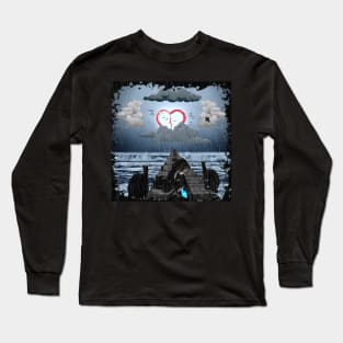 The Butterfly and the Broken Heart - Beauty in the midst of sadness Long Sleeve T-Shirt